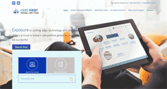 Desktop Screenshot of certfirst.com