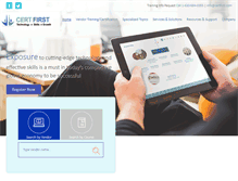 Tablet Screenshot of certfirst.com